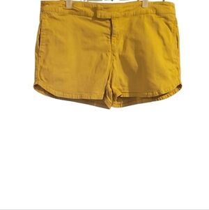 Modcloth Mustard Yellow Shorts Size XL
